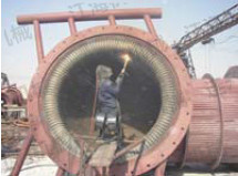 煤粉爐、轉(zhuǎn)爐煙罩噴涂